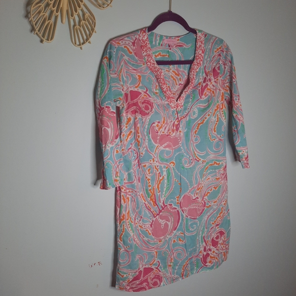 Lilly Pulitzer Dresses & Skirts - Lilly Pulitzer Jellyfish Print Dress or Beach Coverup